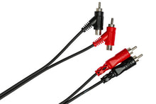 Charger l'image dans la galerie, Hosa CRA-202PB Stereo Interconnect Dual RCA to Dual Piggyback RCA Cable - 6.6 foot