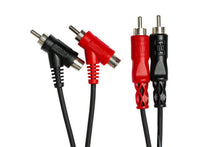 Charger l'image dans la galerie, Hosa CRA-202PB Stereo Interconnect Dual RCA to Dual Piggyback RCA Cable - 6.6 foot