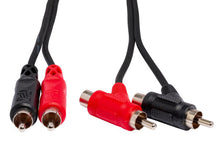 Charger l'image dans la galerie, Hosa CRA-202PB Stereo Interconnect Dual RCA to Dual Piggyback RCA Cable - 6.6 foot