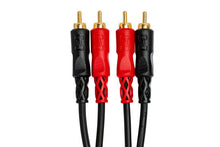 Load image into Gallery viewer, Hosa CRA-202AU Stereo Interconnect Dual RCA Cable - 6.6 foot