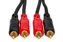 Load image into Gallery viewer, Hosa CRA-202AU Stereo Interconnect Dual RCA Cable - 6.6 foot