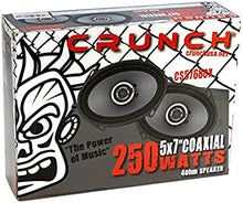 Charger l&#39;image dans la galerie, Crunch CS5768CX 500W Peak (250W RMS) 5”x7”/6”x8” CS Series Coaxial Full Range Speaker