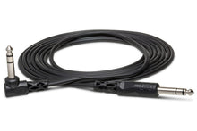 Charger l'image dans la galerie, Hosa CSS-103RR Balanced Interconnect Cable - Right Angle 1/4-inch TRS Male to Right Angle 1/4-inch TRS Male - 3 foot