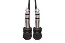 Load image into Gallery viewer, Hosa CSS-105R Balanced Interconnect Cable - 1/4-inch TRS Male to Right Angle 1/4-inch TRS Male - 5 foot