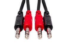 Load image into Gallery viewer, Hosa CSS-203 Stereo Interconnect Dual 1/4-inch TRS Male to Dual 1/4-inch TRS Male Cable - 9.9 foot