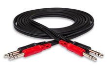 Load image into Gallery viewer, Hosa CSS-203 Stereo Interconnect Dual 1/4-inch TRS Male to Dual 1/4-inch TRS Male Cable - 9.9 foot