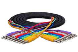 Hosa CSS-803 8-channel 1/4-inch TRS Male Snake - 9.9 foot