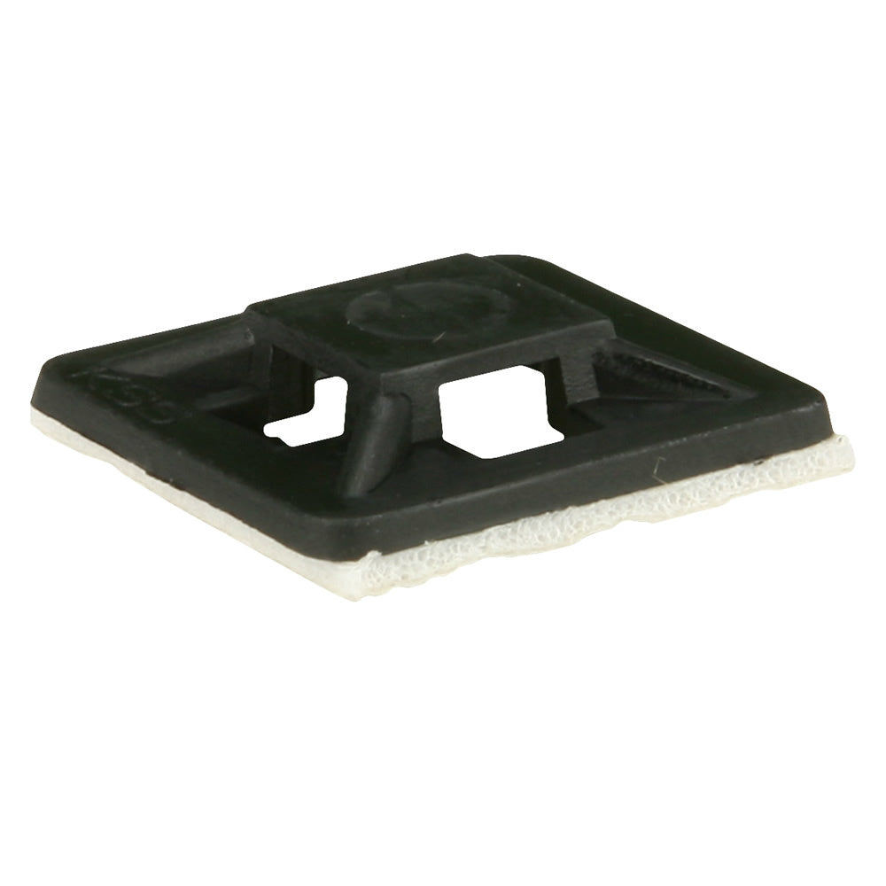 Install Bay CTM34 Cable Tie Mounts 3/4 Inch x 3/4 Inch Adhesive Backed