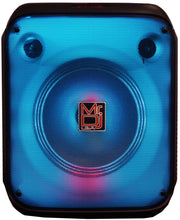 Charger l&#39;image dans la galerie, MR DJ CUBE8 8&quot; Rechargeable Portable Karaoke Speaker with Party Flame Lights Microphone TWS USB FM Radio