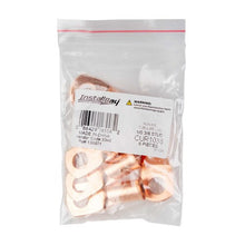 Charger l'image dans la galerie, Install Bay CUR1038 Copper Uninsulated Ring Terminal 1/0 Gauge 3/8" 5/PK