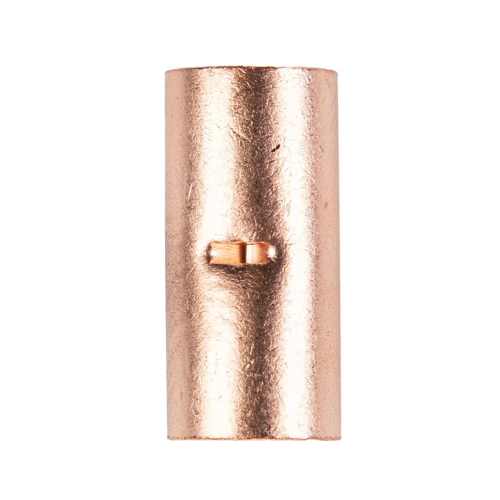 Install Bay CUR2-0 Copper Uninsulated Butt Connector 2/0 Gauge Package of 10