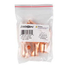 Load image into Gallery viewer, Install Bay CUR2014 Copper Uninsulated Ring Terminal 2/0 Gauge 1/4" 5/PK