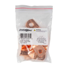 Load image into Gallery viewer, Install Bay CUR20516 Copper Uninsulated Ring Terminal 2/0 Gauge 5/16" 5/PK