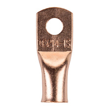 Load image into Gallery viewer, Install Bay CUR214 Copper Uninsulated Ring Terminal 2 Gauge 1/4" 10/PK