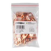 Charger l'image dans la galerie, Install Bay CUR614 Copper Uninsulated Ring Terminal 6 Gauge 1/4 inch