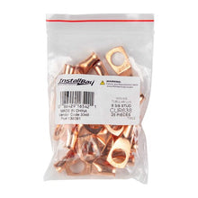 Load image into Gallery viewer, Install Bay CUR638 Copper Uninsulated Ring Terminal 6 Gauge 3/8 inch