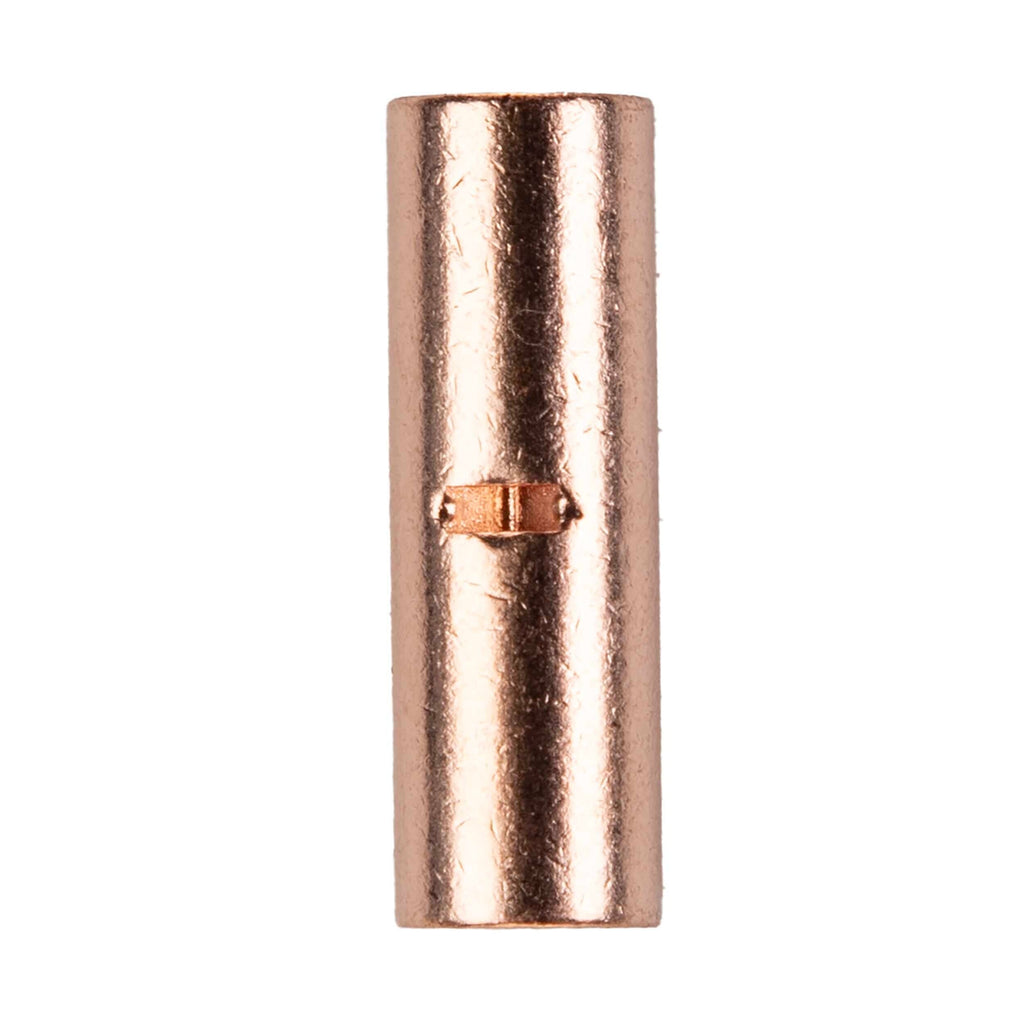 Install Bay CUR6 Copper Uninsulated Butt Connector 6 Gauge Package of 25