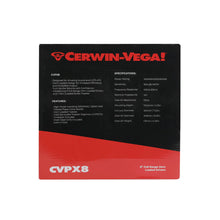 Charger l'image dans la galerie, Cerwin Vega CVPX8 CVPX Series 8" 2-Way Full Range Speaker w/Horn Tweeter