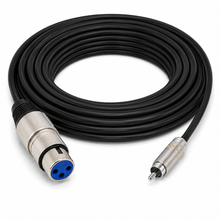 Charger l'image dans la galerie, MR DJ CXFR12 12-Foot XLR Female to RCA Male Professional Audio Cable