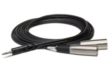 Load image into Gallery viewer, Hosa CYX-402M Stereo Breakout Cable - 3.5mm TRS Male to Dual XLR3 Male - 6.5 foot