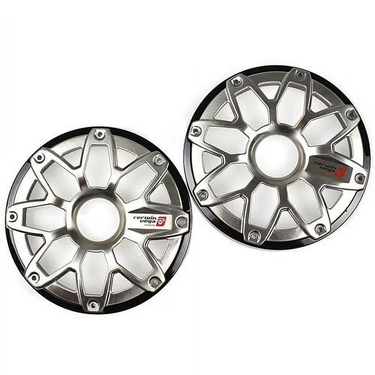 Cerwin Vega SM65FGB RPM Stroker 6.5” Flush Mount Speaker Grill, Pair (Black)