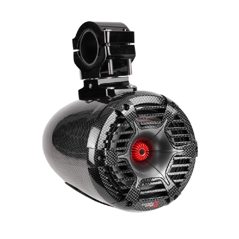 Cerwin Vega SPMT65SCFB RPM Stroker Pro Series 6.5" 400W Peak Power Handling, 3-Way Marine Tower Speakers