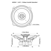 Load image into Gallery viewer, Cerwin Vega XED52 5.25" 2-Way XED Series Coaxial Car Speakers