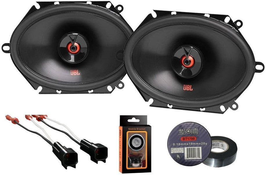 JBL 360W 6x8" 5x7" Car Speakers & Harness Fit 2005-06 Ford Mustang