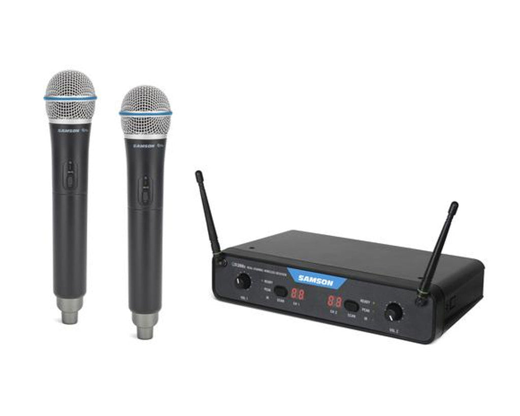Samson Concert 288x Handheld Dual-Channel Rackmount Wireless Microphone System