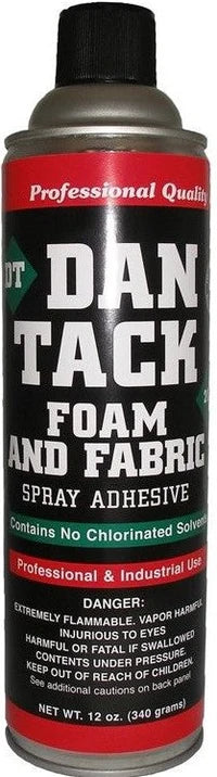 3 Dan Tack 2012 professional quality foam & fabric spray glue adhesive Can 12 oz