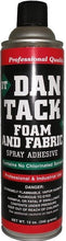 Load image into Gallery viewer, Dan Tack 2012 professional quality foam &amp; fabric spray glue adhesive Can 12 oz