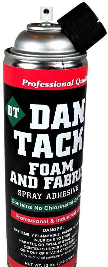 Dan Tack 2X Multi Purpose Professional Foam Fast Spray Adhesive For Foam Fabric