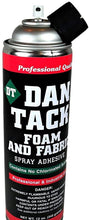Charger l&#39;image dans la galerie, 2 Dan Tack 2012 professional quality foam &amp; fabric spray glue adhesive Can 12 oz