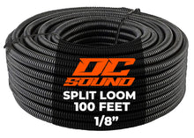 Load image into Gallery viewer, DC Sound 1/8" 2.5mm 200 Feet Split Wire Loom Cable Sleeves Conduit Protective Tubing