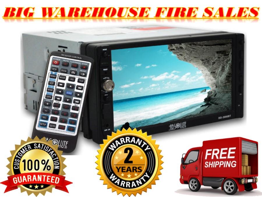 Absolute DD-3000 Double Din pioneer TS-G1620F, TS-G6930F TW600 7" DVD CD MP3 player Double Din head unit car stereo with pioneer TS-G1620F, TS-G6930F speakers & TW600 tweeter