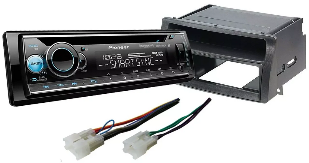 Pioneer DEH-S6220BS 1-DIN In-Dash CD/DM Bluetooth & Kit Fit 2003-2008 Toyota Corolla