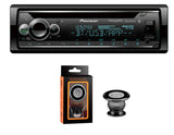 Pioneer DEH-S6220BS 1-DIN In-Dash CD/DM Bluetooth & magnetic phone holder