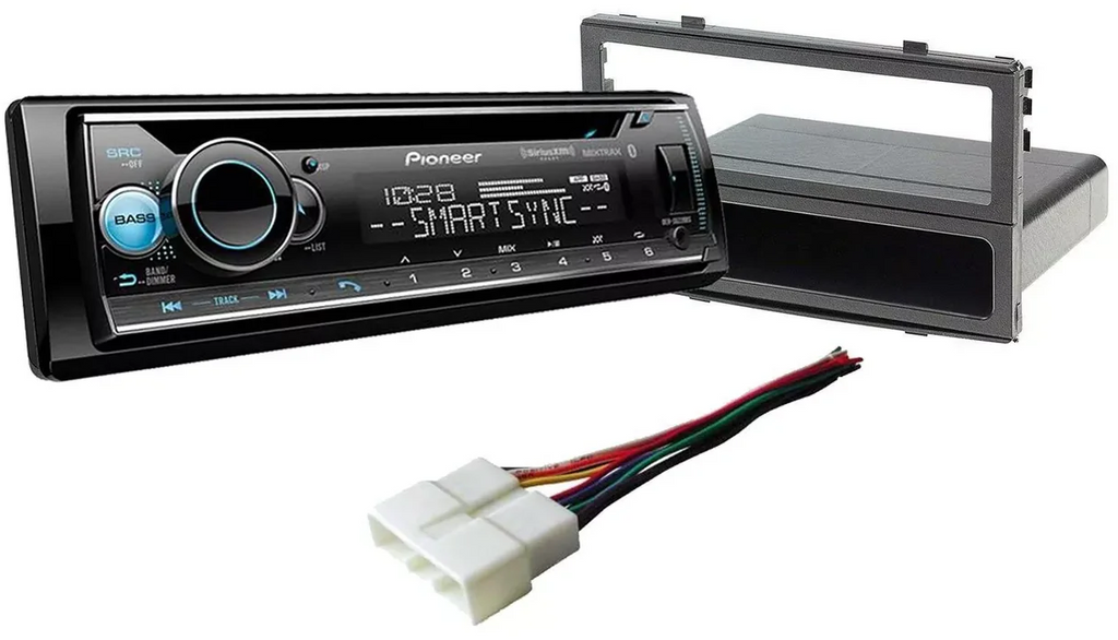 Pioneer DEH-S6220BS 1-DIN In-Dash CD/DM Bluetooth & Kit Fit 1997-1998 Ford F-150