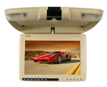 Charger l'image dans la galerie, Absolute DFL1250IRC Cream 12.1" DVD Flip Down TFT LCD Monitor