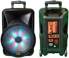 Load image into Gallery viewer, MR DJ DJ12BAT+ 12&quot; 3000W Portable PA DJ Active Powered Bluetooth TWS Speaker