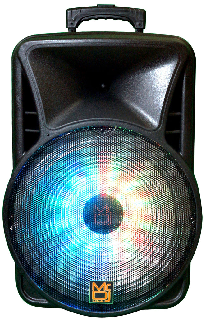 Pair of MR DJ DJ18BAT+ 18" Portable Bluetooth Speaker