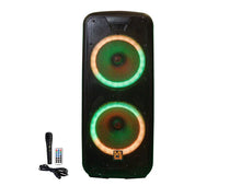 Load image into Gallery viewer, MR DJ 215BTA AFTER-PARTY Dual 15&quot; Battery Powered Bluetooth Speaker Microphone Party Speaker