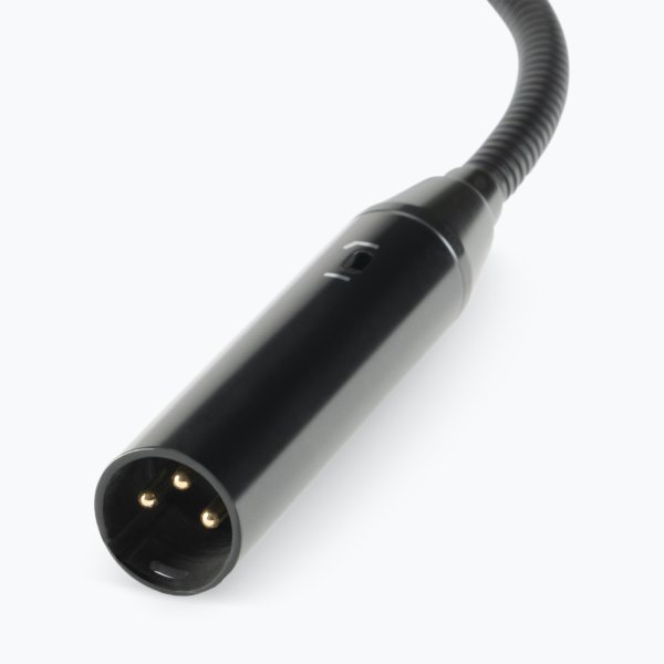 On-Stage DJM618 Gooseneck Microphone, Black
