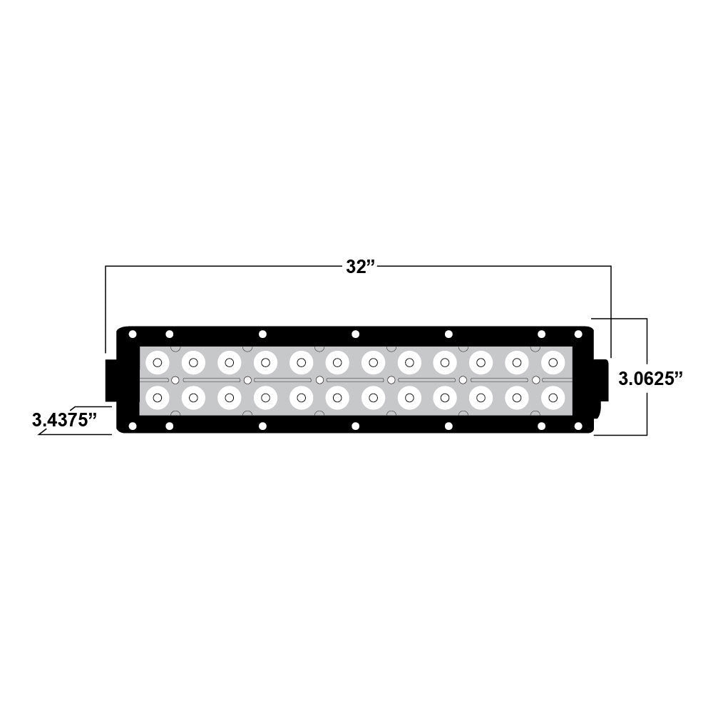 Daytona Lights DL-DR32 32" Dual Row LED Lightbar