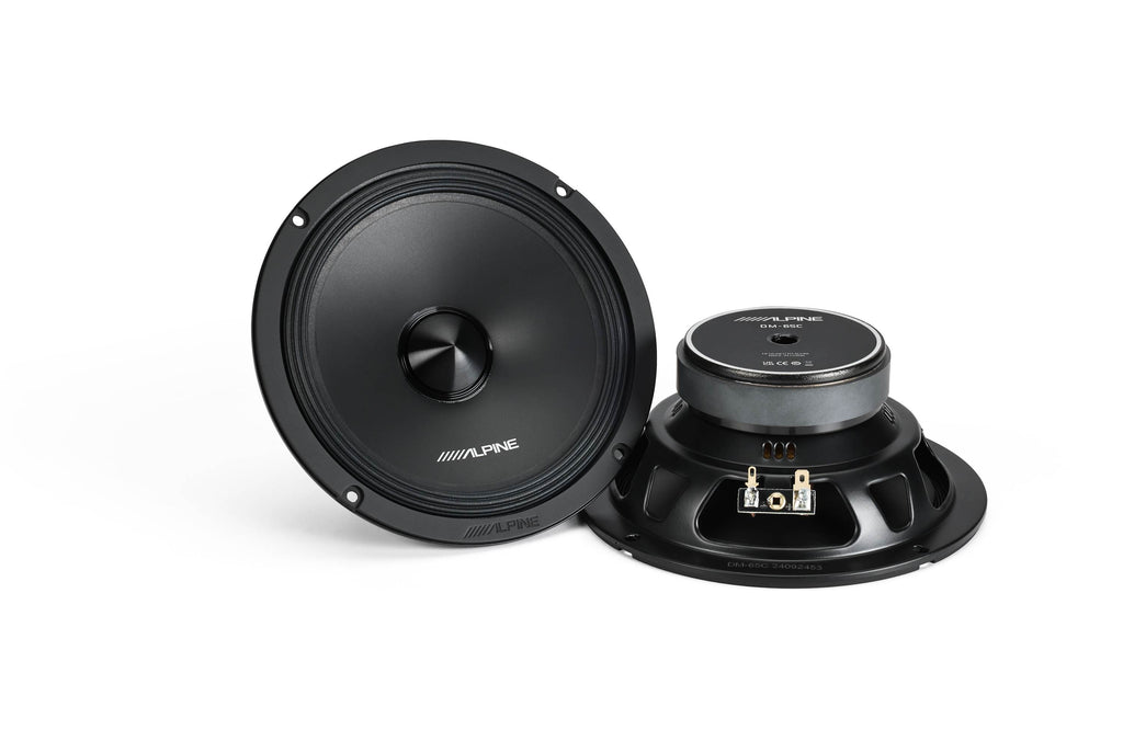 Alpine DM-65-G DM-65C-G 6.5" Component Speaker Set + DM-65-G 6-1/2" 400W  Coaxial Speakers Bundle