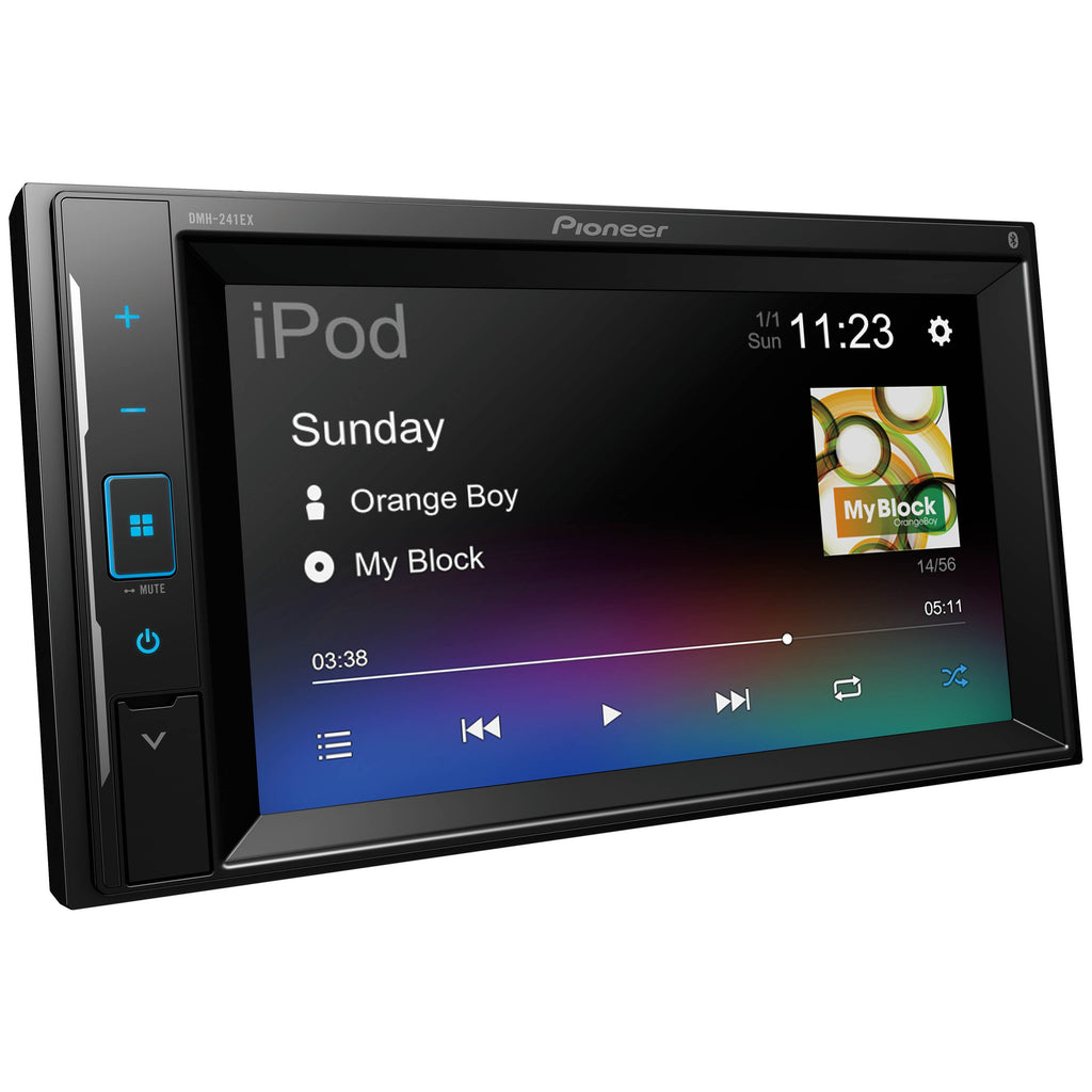 Pioneer DMH-241EX  Touchscreen Digital Media Receiver with Bluetooth + License Plate Camera