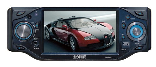 Absolute DMR-455 4.5" DVD/CD/MP3 Motorized 4 x 80W + 6.5" Speaker +Box