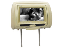 Charger l'image dans la galerie, Absolute DPH-770PKGC 7.5" Pair Cream Headrest TFT/LCD Monitor DVD/USB/SD Package