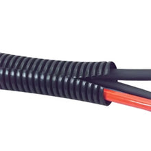 Load image into Gallery viewer, MR DJ DSLT10 100' 1" 25mm Black Split Wire Loom Conduit Tubing Sleeve Tube