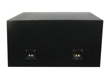 Load image into Gallery viewer, Absolute DSS15 Dual 15&quot; Black Sealed Subwoofer Enclosure Empty Box